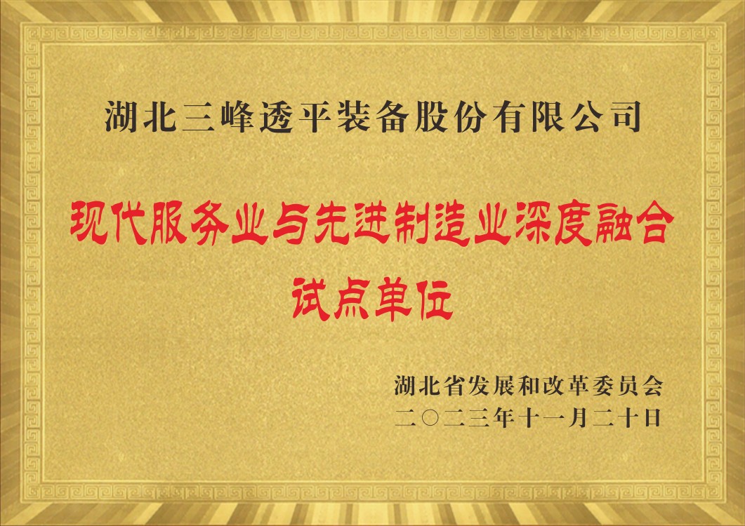 現(xiàn)代服務(wù)業(yè)與先進制造業(yè)深度融合試點單位